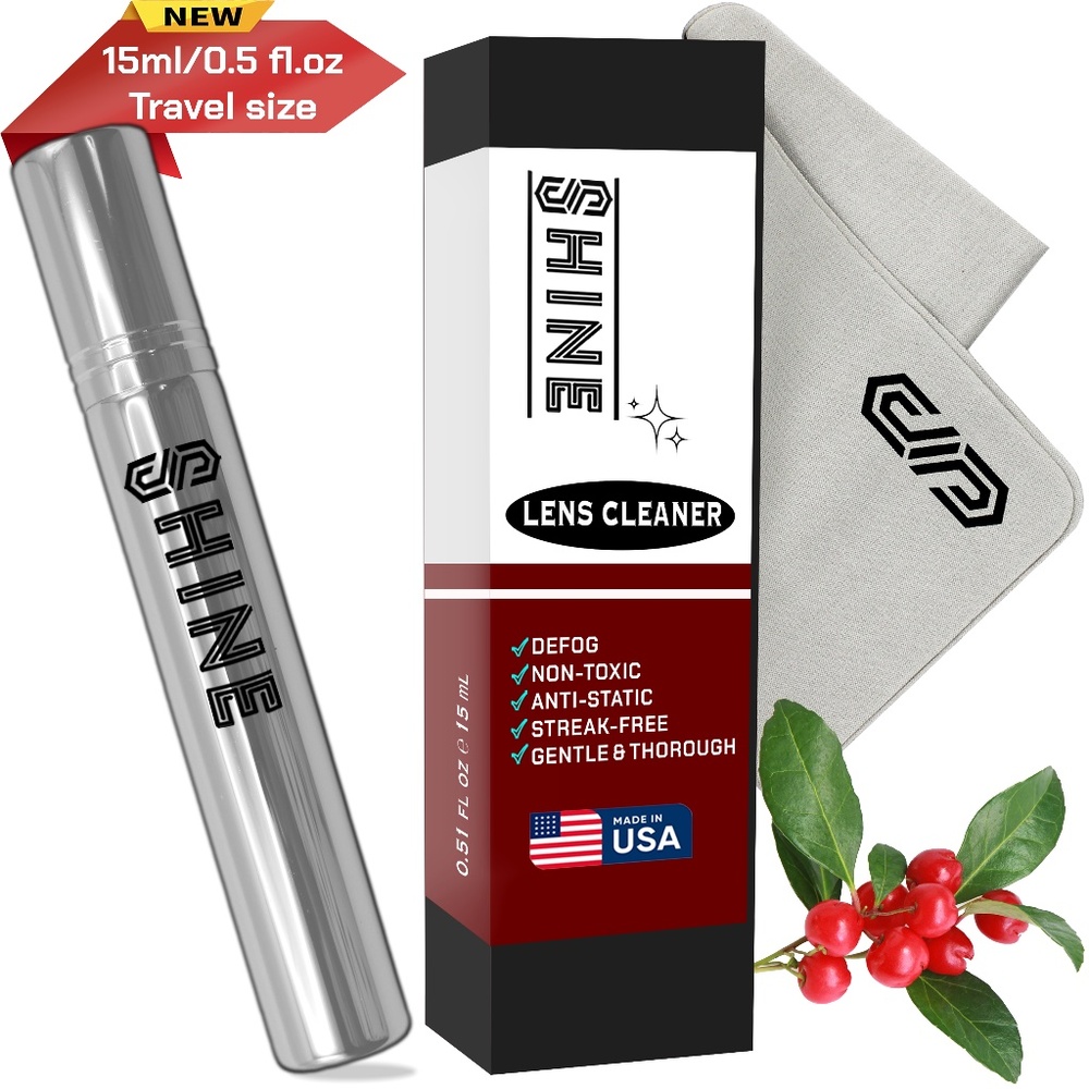 🛢️SHINE 0.5oz Spray Lens Cleaner